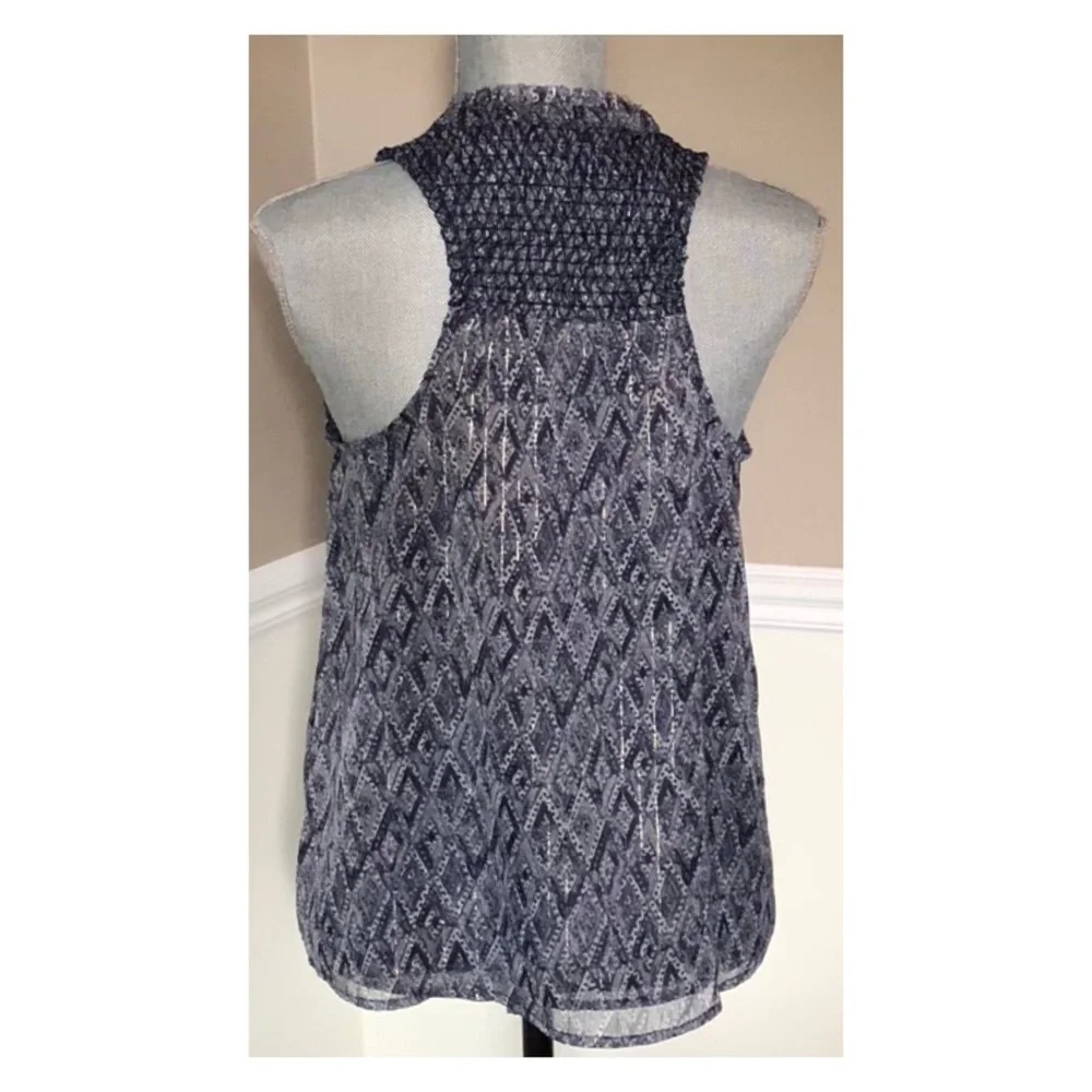 NWT Lucky Brand Scarf Print Tank Top - Picture 4 of 6